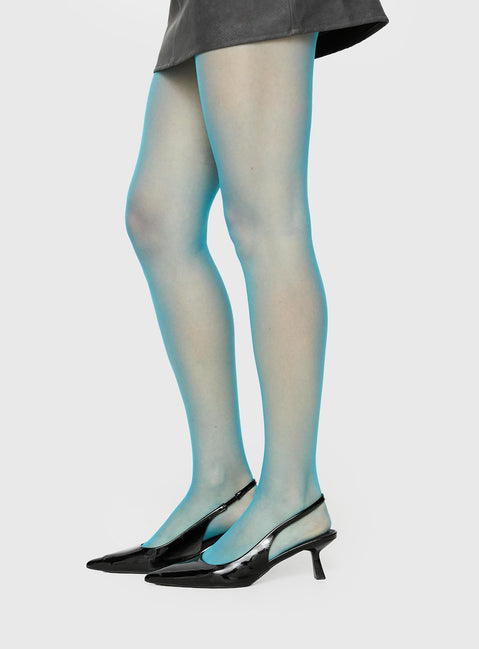 Elowenn Sheer Tights Blue