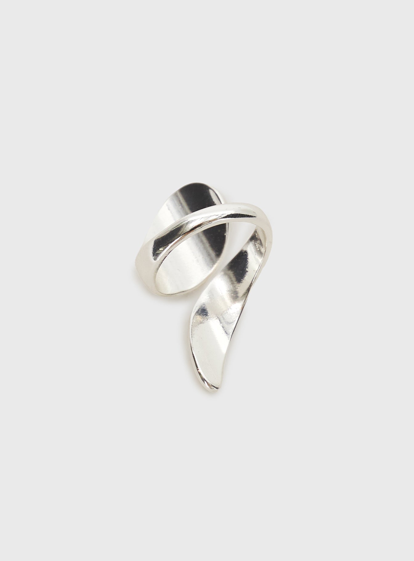 Silver-toned ring