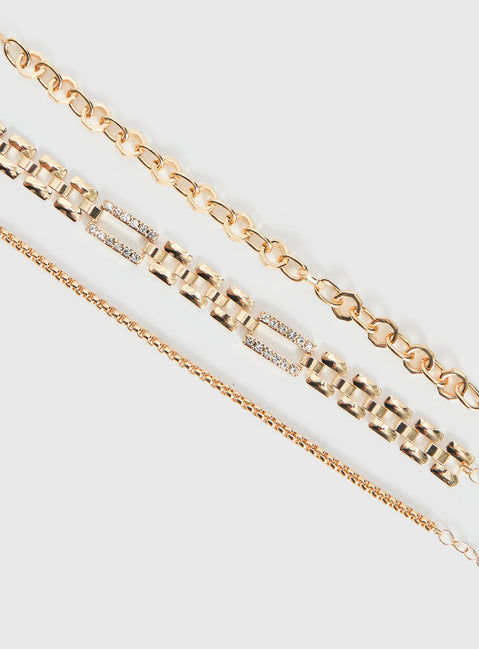 Mishy Bracelet Pack Gold