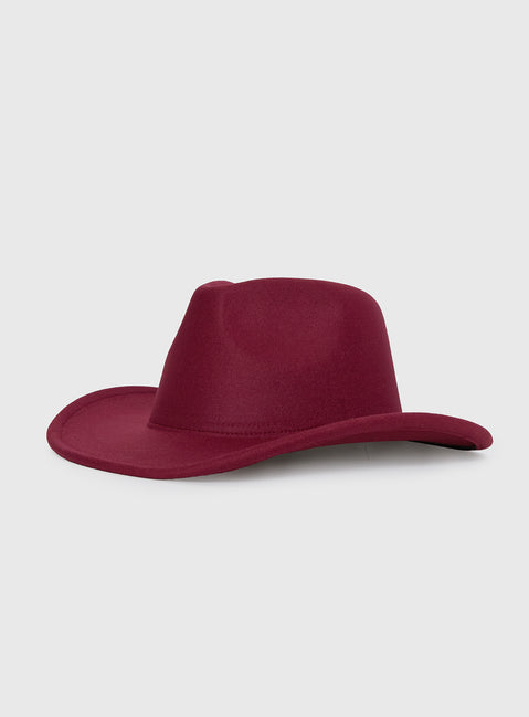 You Know Me Cowboy Hat Red