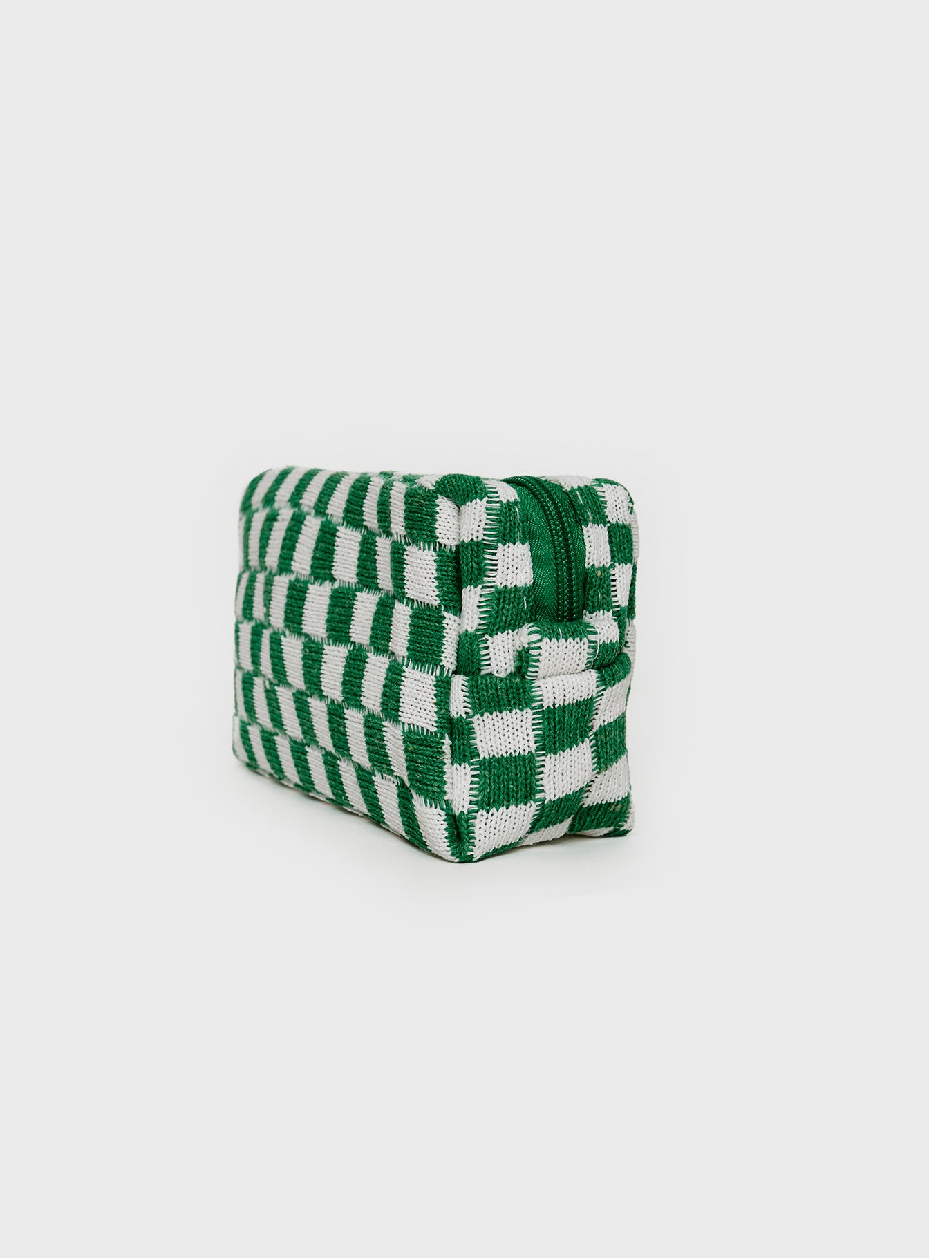 Zinny Cosmetics Case Green / White