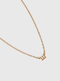 Engels Halskette 111 Gold vergoldet