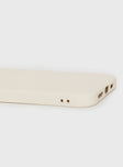 The Classic iPhone Case Cream