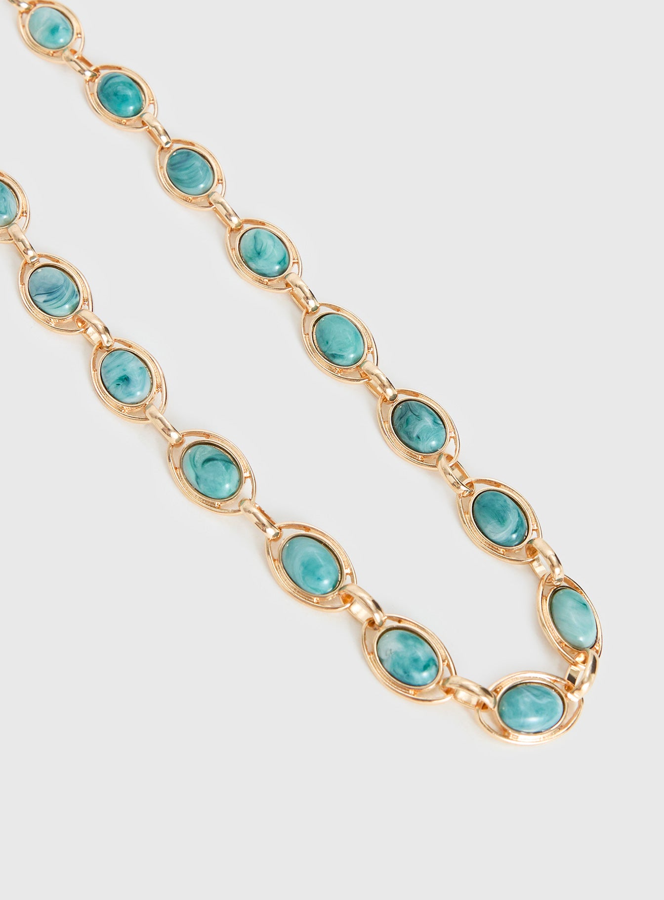 Made For Me Belt Gold / Aqua