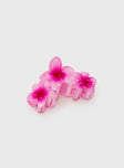 Chianti Frangipani Claw Clip Pink