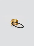 Claresa Hair Tie Gold