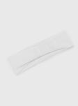 The Juney Headband White