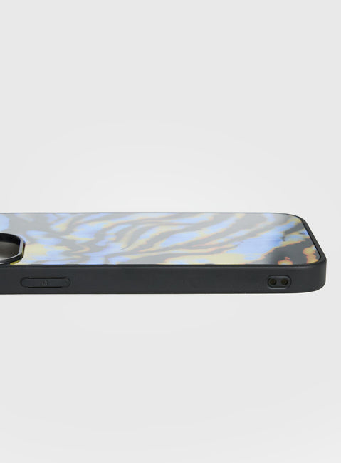 Jontee iPhone Case Blue Zebra