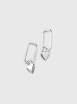 Honeymoon Stage Earrings Silver