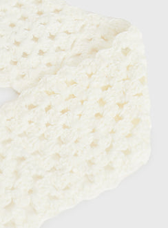 Headband  Crotchet design, thick design tie fastening for adjustable sizing 