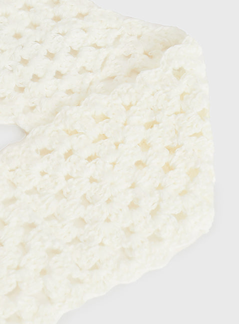 Headband  Crotchet design, thick design tie fastening for adjustable sizing 