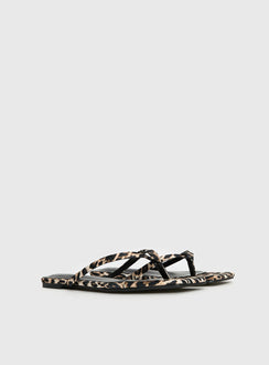 Billini Tove Sandals Leopard Satin