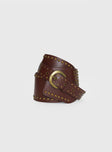 Buccaneer Belt Brown / Gold