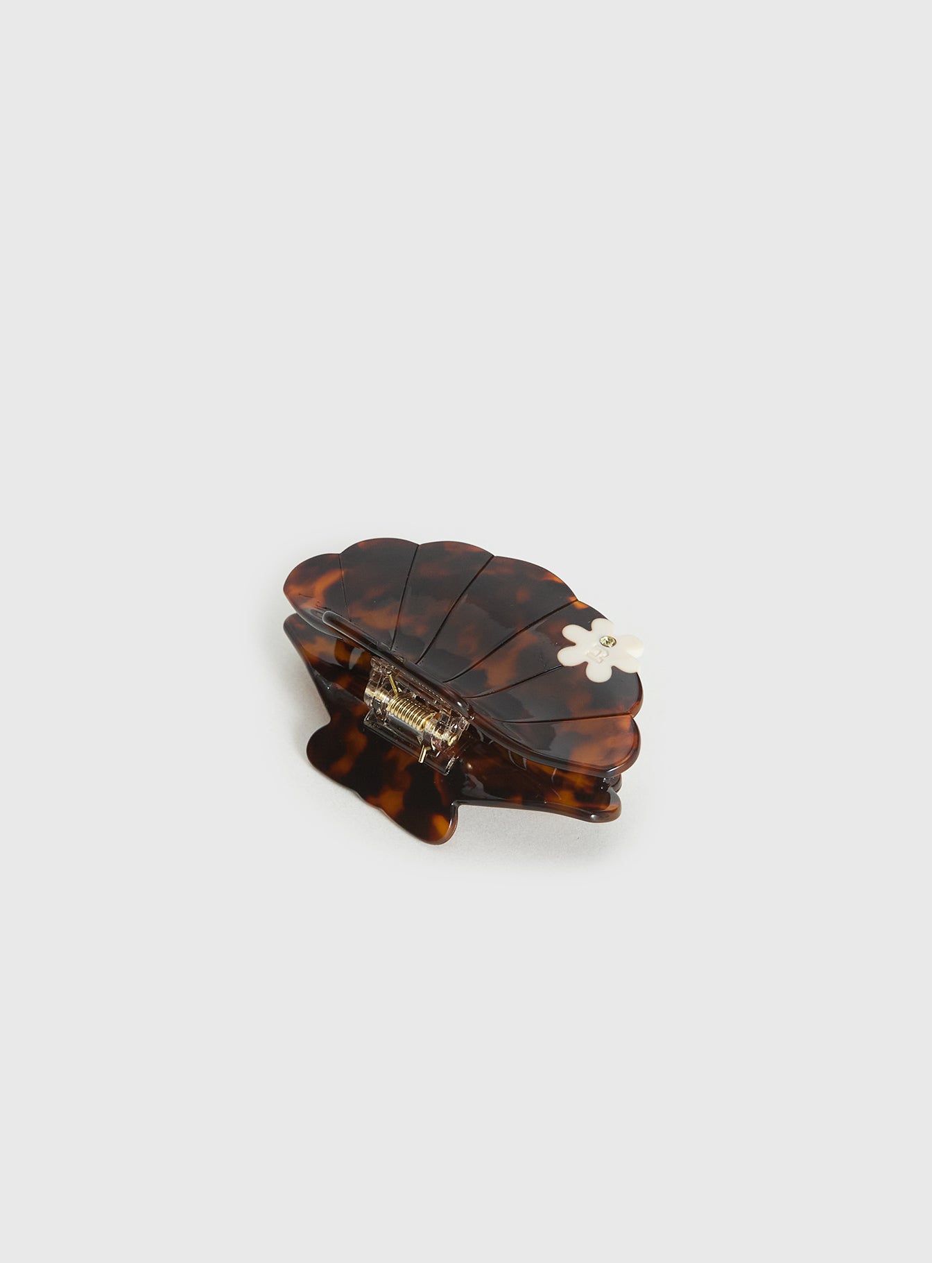 Palm Cove Shell Hair Clip Tort