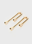 Alaric Earrings Gold