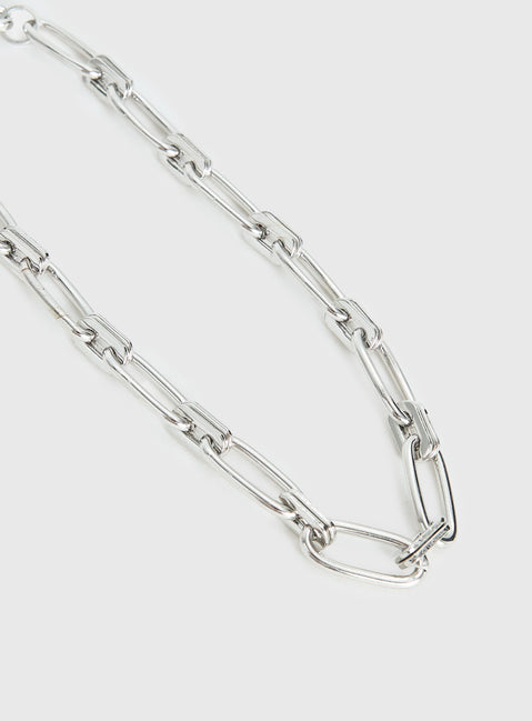 Good For You Necklace Silver