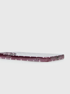 What You Wanted iphone Case Brown Polka