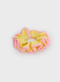 Sebina Scrunchie Yellow / Pink