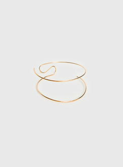 Tamsen Spiral-Armreif Gold