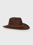 Country Girl Cowboy Hat Brown