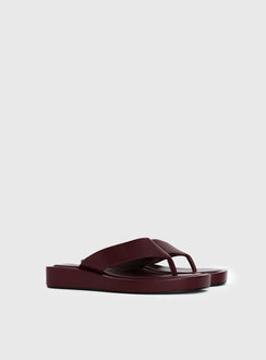 Tampa Sandals Burgundy