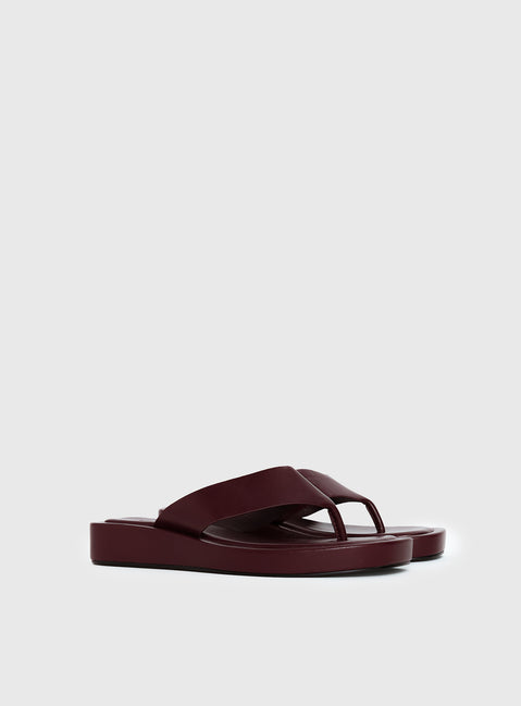 Tampa Sandals Burgundy