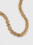 Archway Necklace Gold