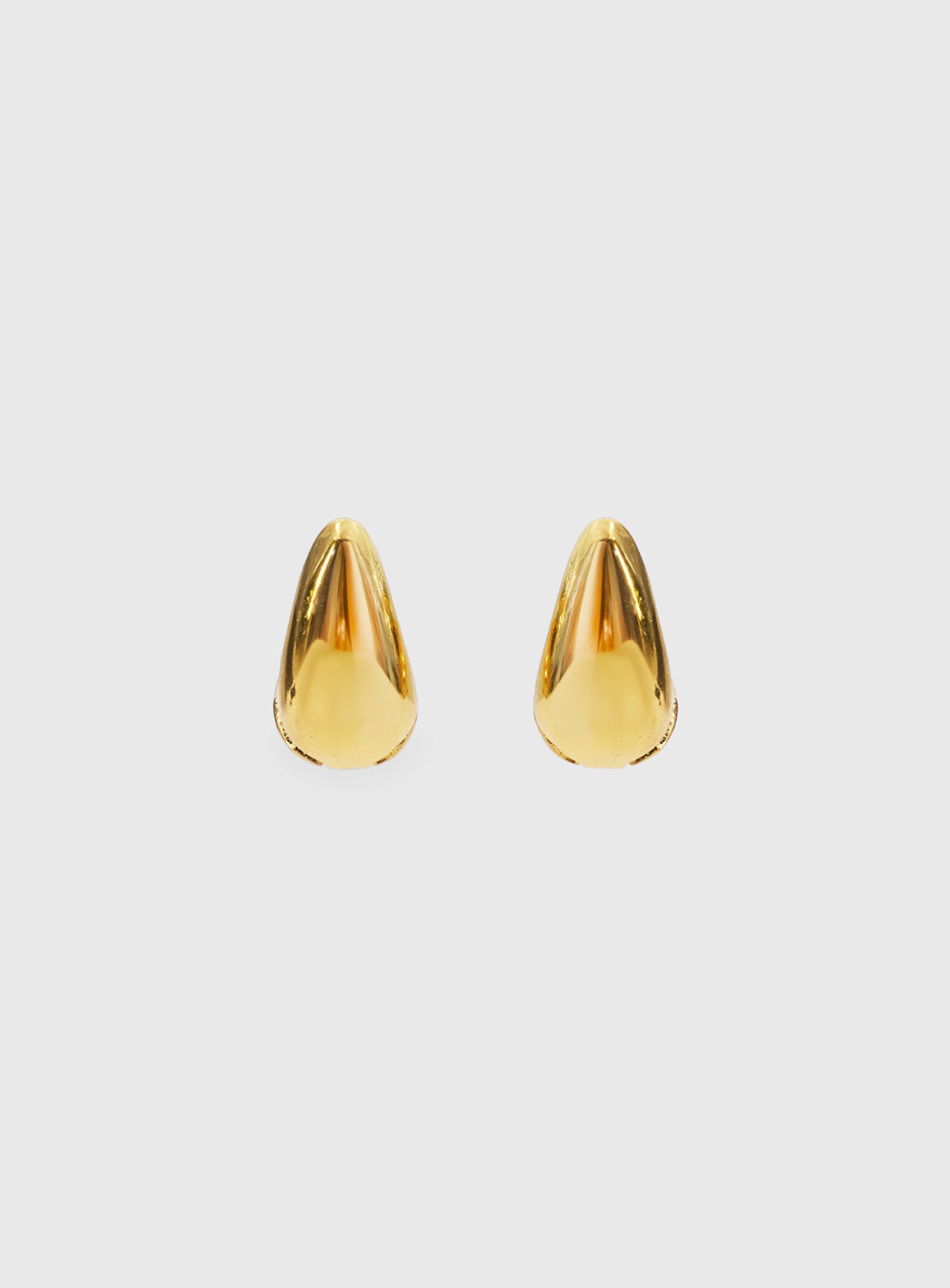 Dahna Diamante Detail Earrings Gold