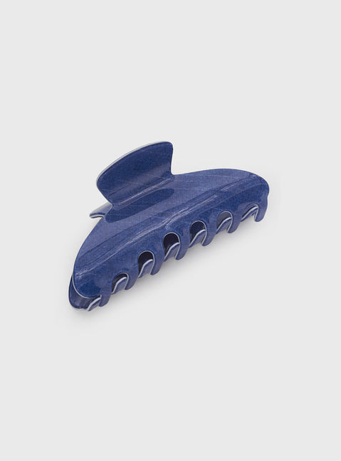 Pierce Hair Clip Denim
