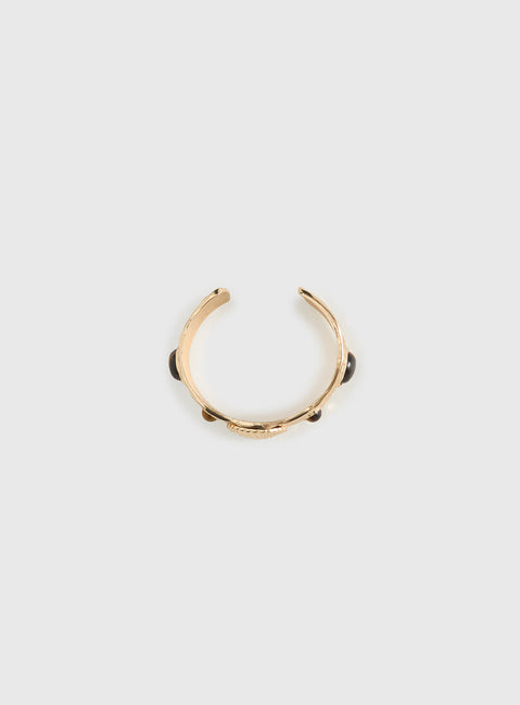 Sun Is Showing Cuff Gold / Brown