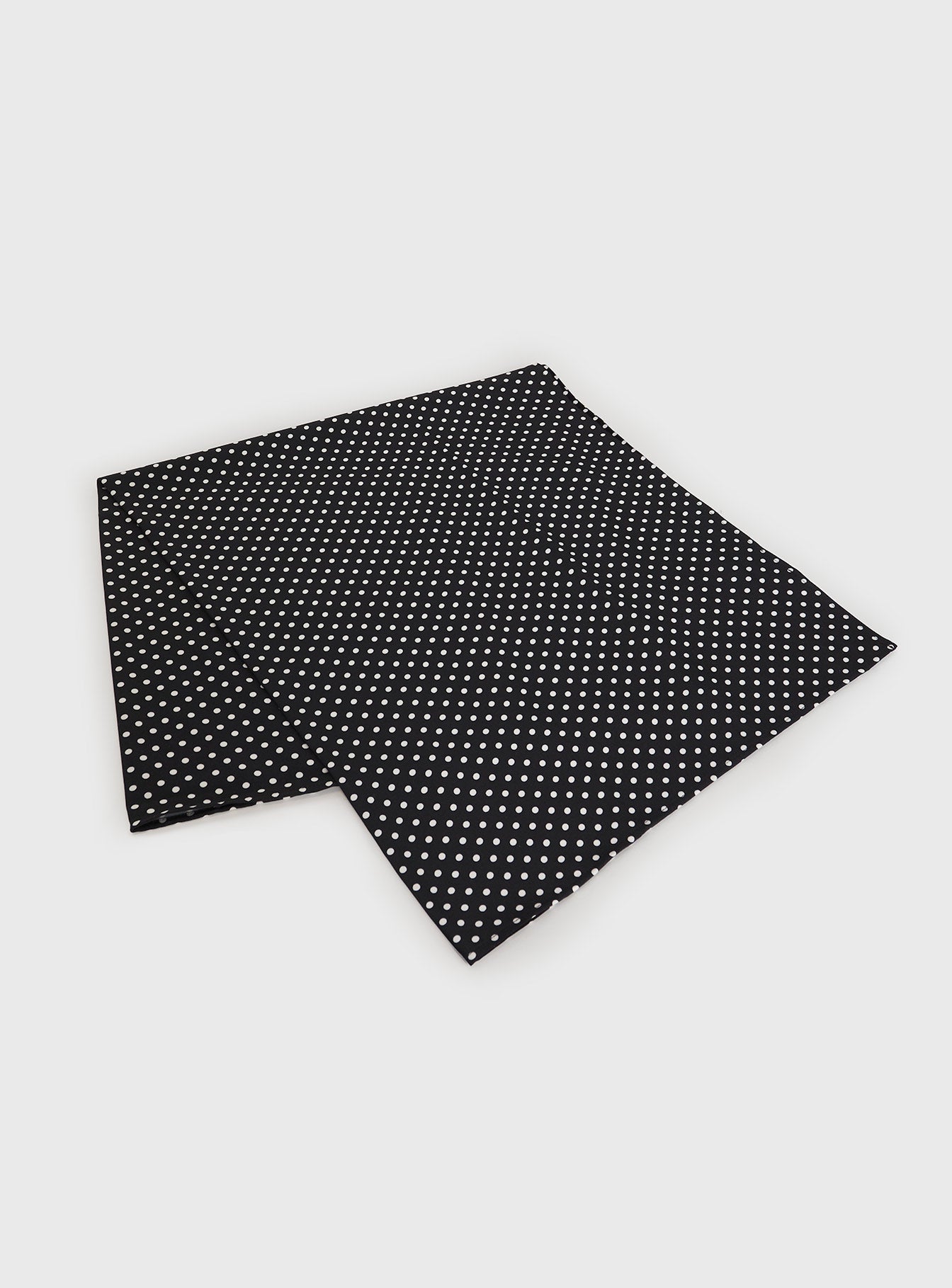 Nellie Scarf Black Polka Dot