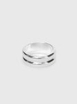 Family Ties Stacked Ring Silver