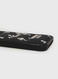 Federica iPhone Case Black