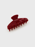 Caterina Hair Clip Red