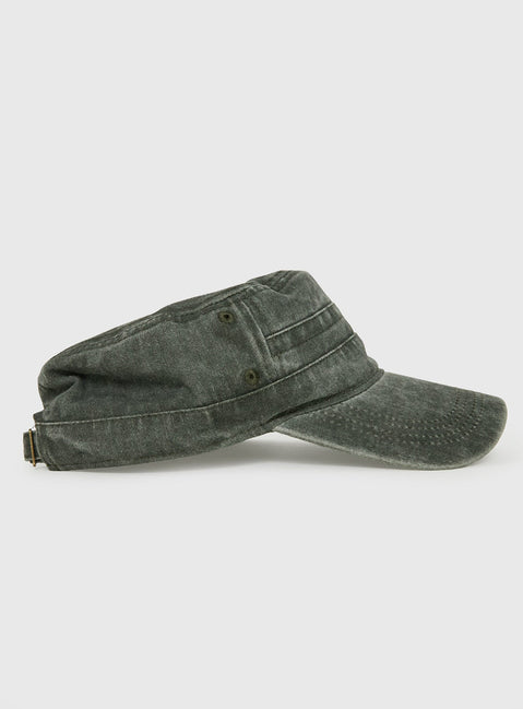 Odera Militär-Cap, verwaschenes Khaki