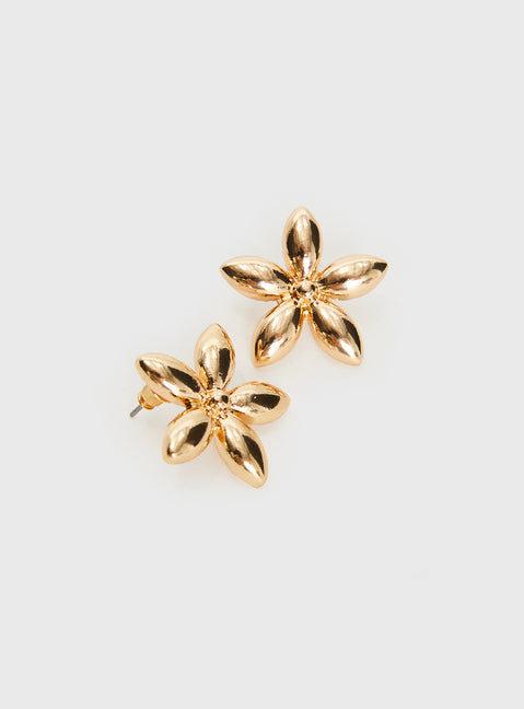 Torquil Earrings Gold