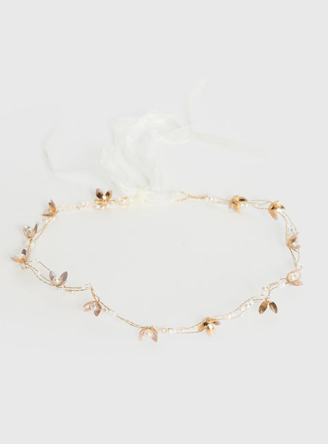 Shining Mirrors Hair Band Gold