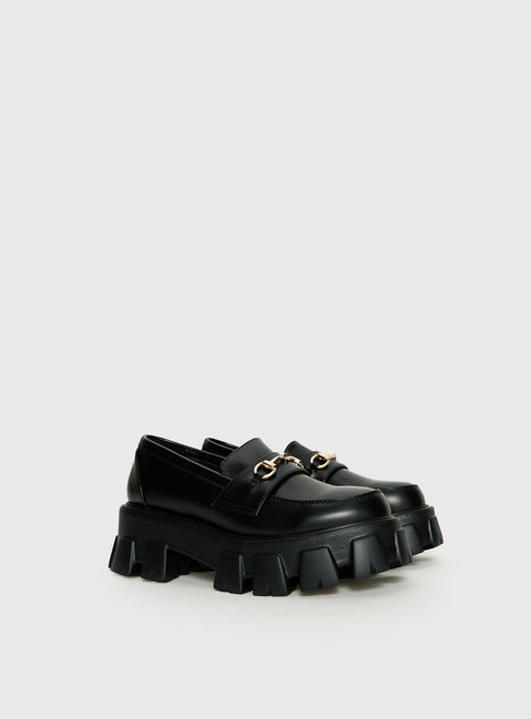 Penny Lane Loafers Black