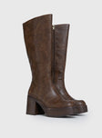 Windsor Smith Nowhere Boots Dark Brown