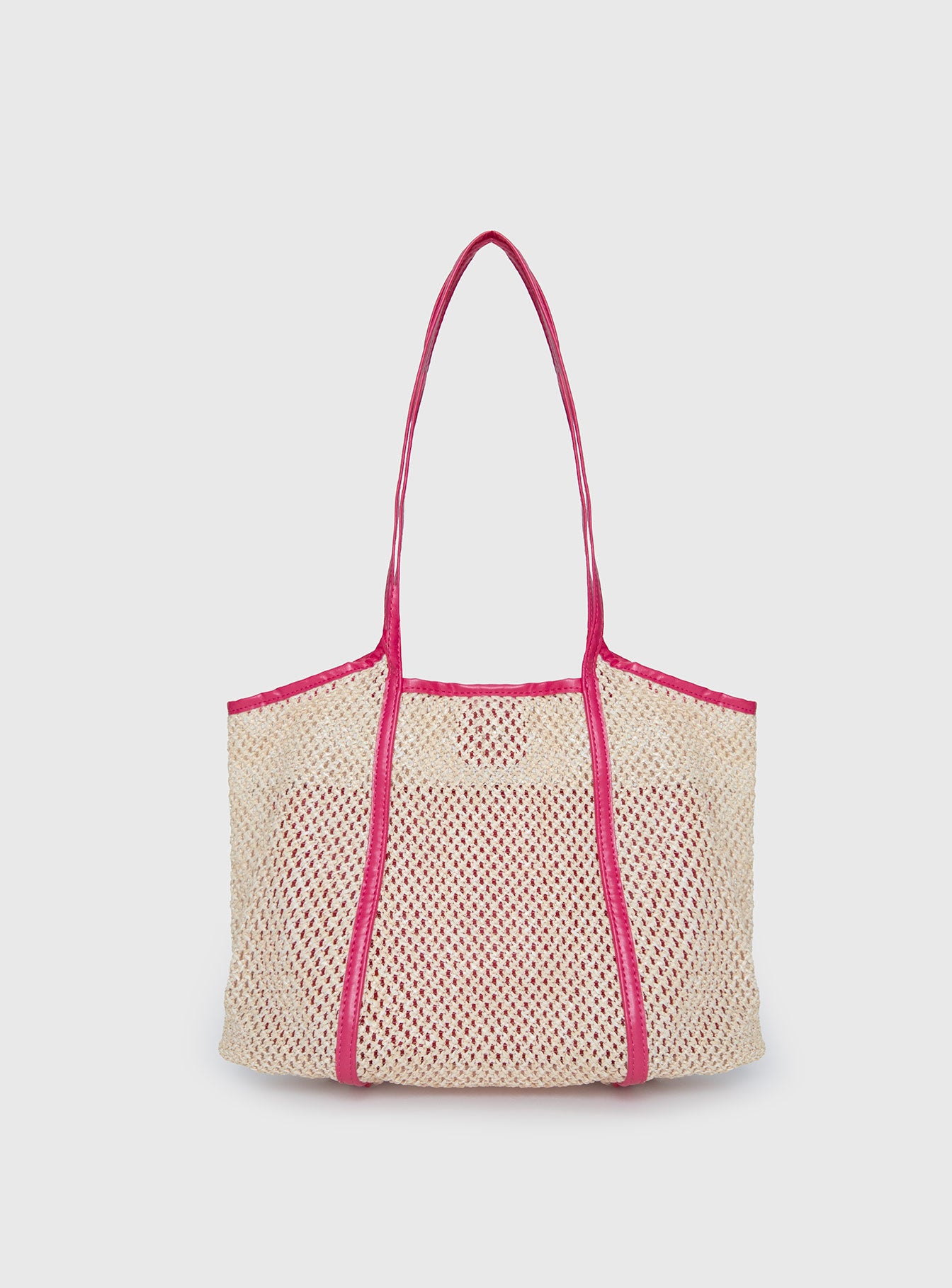 Fall Tote Bag Cream / Pink