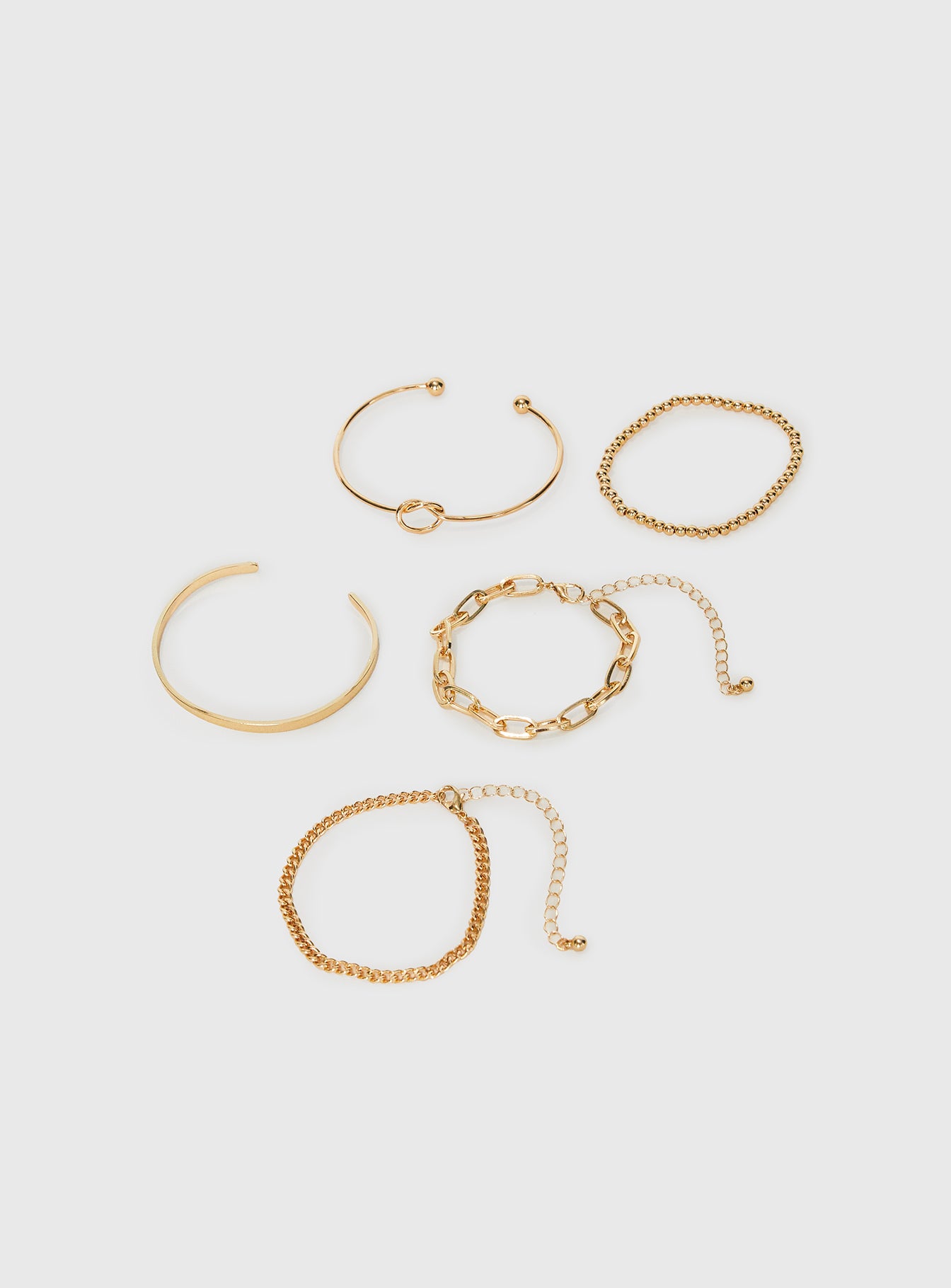 Over Here Bracelet Set Gold