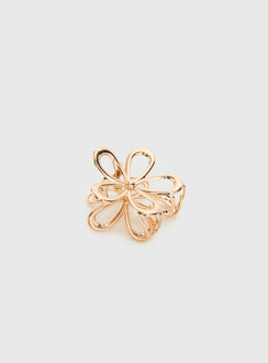 Beija Flower Hair Clip Gold