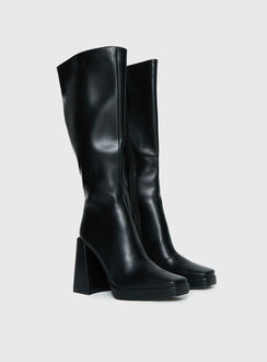 Montgomery Boots Matte Black