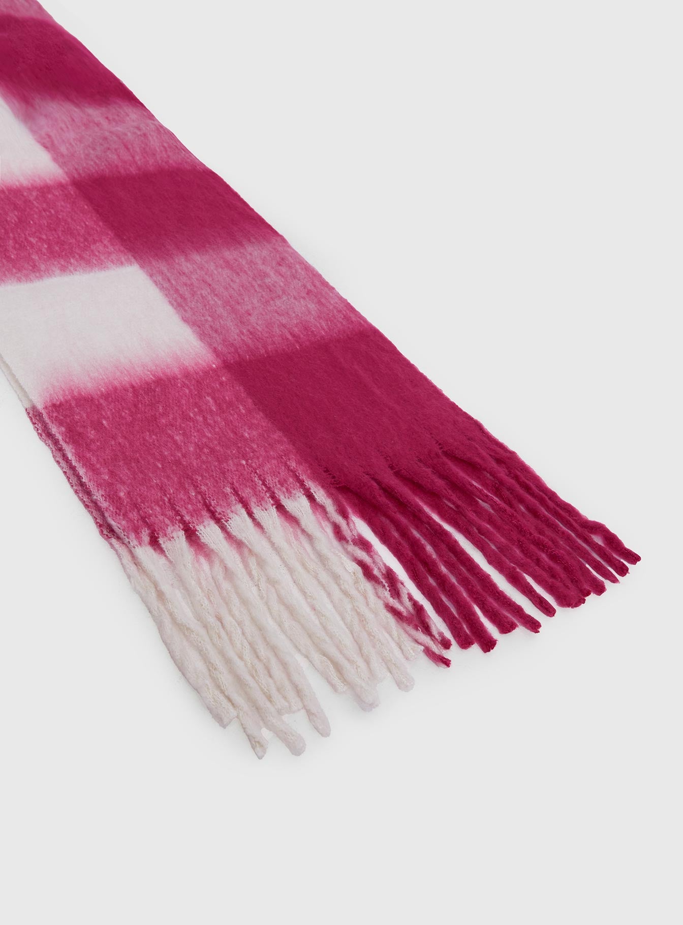 Consideration Scarf Pink Check