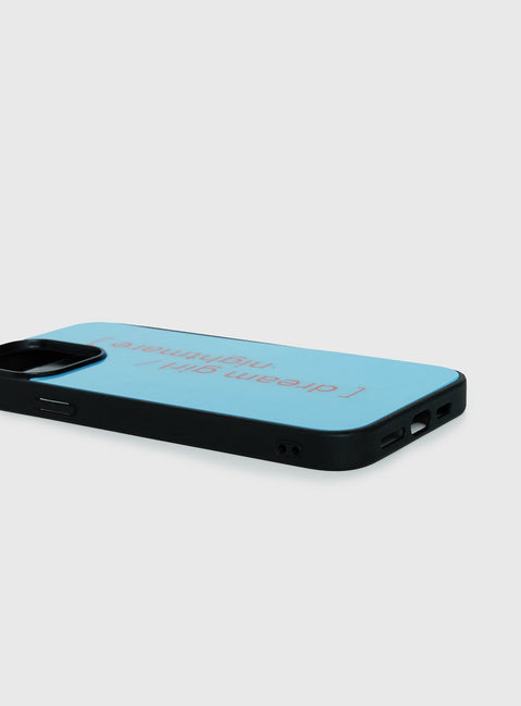 Your Dream Girl iPhone Case Blau / Rot