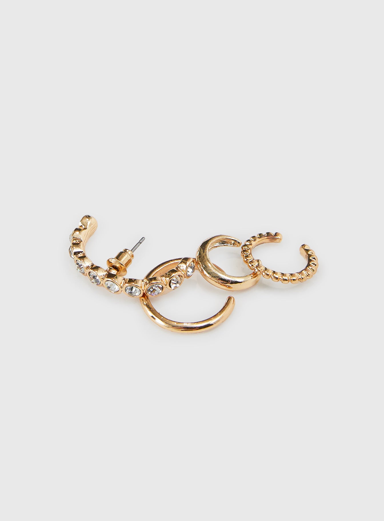 Life In Luxury Ear Cuff Set Gold