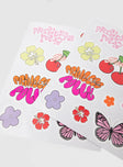 Sticker Pack Multi-pack, each sticker uniquely different