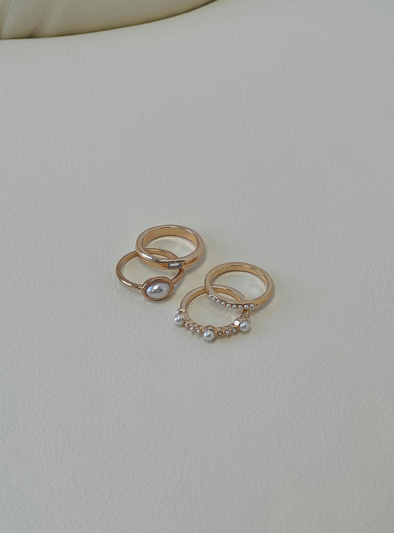 Edwina Ring Pack Gold