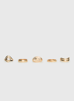 Montserrat Ring Pack Gold