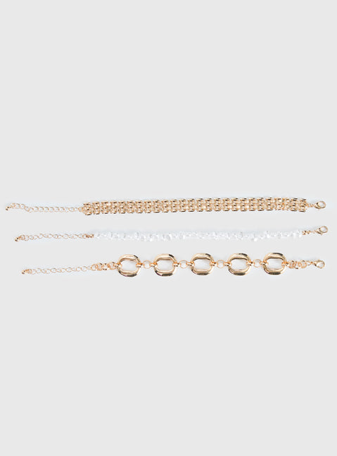 Axton Bracelet Pack Gold